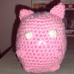 Crochet Cotton Candy themed kitty